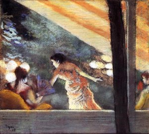 At the Cafe des Ambassadeurs by Oil Painting Reproduction