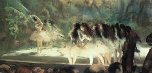 Ballet at the Paris Opera by Oil Painting Reproduction