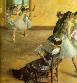 Ballet Class by Oil Painting Reproduction