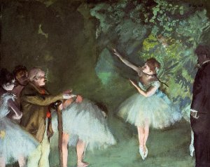 Ballet Rehearsal by Oil Painting Reproduction