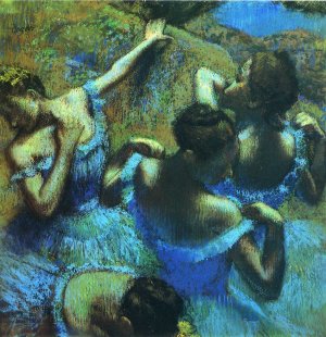 Blue Dancers by Oil Painting Reproduction