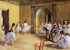 Dance Class at the Opera by Oil Painting Reproduction