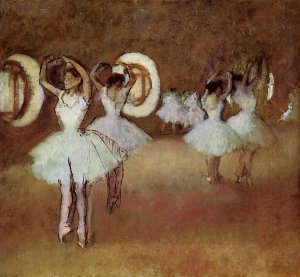 Dance Rehearsal in the Studio of the Opera by Oil Painting Reproduction