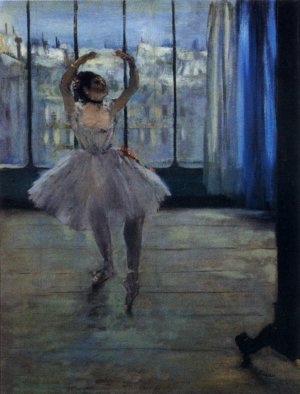 Dancer At The Photographer's Studio by Oil Painting Reproduction