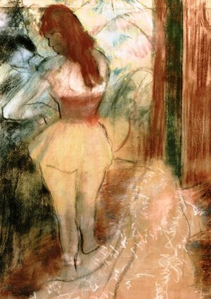 Dancer Dressing Herself by Oil Painting Reproduction