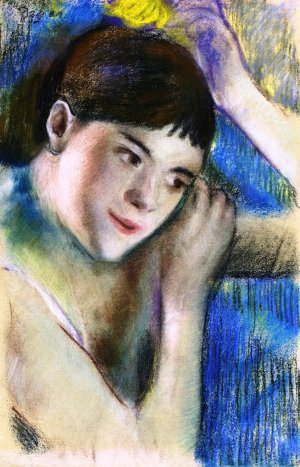 Dancer Fixing Her Hair by Oil Painting Reproduction