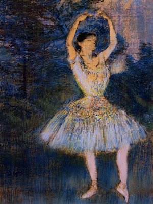 Dancer with Raised Arms by Oil Painting Reproduction