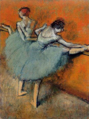 Dancers at the Barre by Oil Painting Reproduction