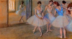 Dancers in the Studio by Oil Painting Reproduction