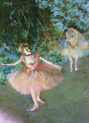 Dancers on Set by Oil Painting Reproduction