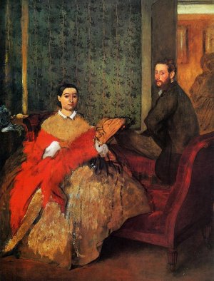 Edmondo and Therese Morbilli by Oil Painting Reproduction