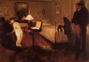 Interior also known as The Rape by Oil Painting Reproduction