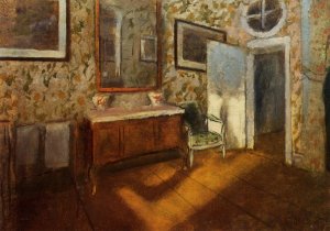 Interior at Menil-Hubert by Oil Painting Reproduction