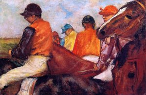 Jockeys II by Oil Painting Reproduction