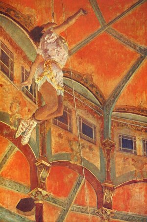 La La at the Cirque Fernando, Paris by Oil Painting Reproduction