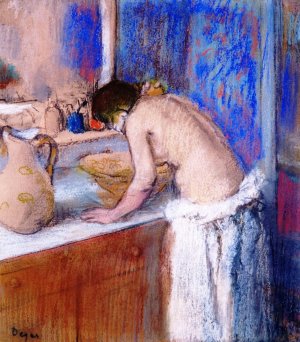 La Toilette, Fillette by Oil Painting Reproduction