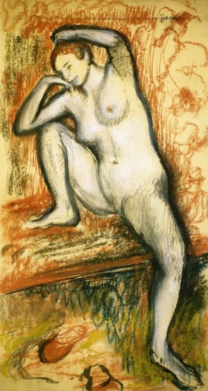 Nude Study of a Dancer by Oil Painting Reproduction