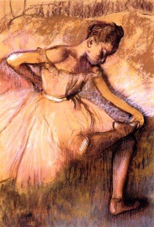 Pink Dancer II by Oil Painting Reproduction