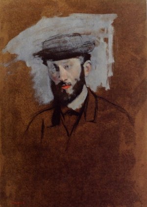 Portrait of Eugene Manet Study by Oil Painting Reproduction