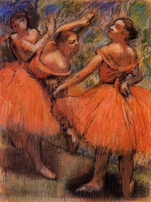 Red Ballet Skirts by Oil Painting Reproduction