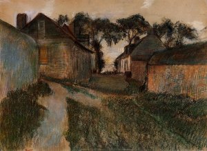 Rue Quesnoy, Saint-Valery-sur-Somme by Oil Painting Reproduction