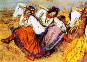 Russian Dancers 3 by Oil Painting Reproduction