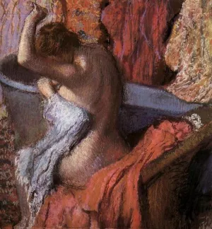 Seated Bather Drying Herself