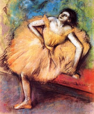 Seated Dancer by Oil Painting Reproduction