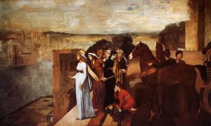 Semiramis Building Babylon by Oil Painting Reproduction