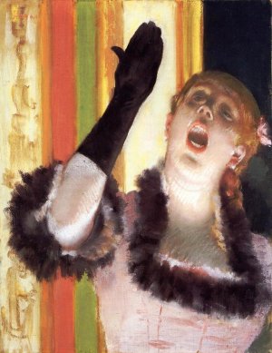 Singer with a Glove by Oil Painting Reproduction