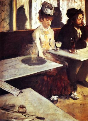 The Absinthe Drinker by Oil Painting Reproduction