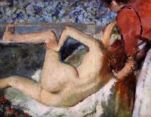 The Bath also known as Woman from Behind by Oil Painting Reproduction