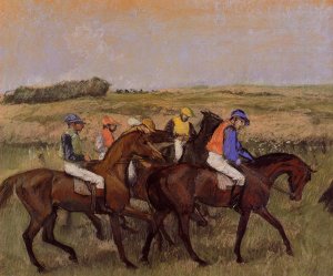 The Racecourse by Oil Painting Reproduction