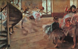 The Rehearsal by Oil Painting Reproduction