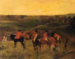 The Start of the Hunt by Oil Painting Reproduction