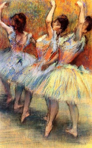 Three Dancers 5 by Oil Painting Reproduction