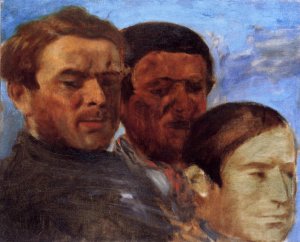 Three Heads by Oil Painting Reproduction