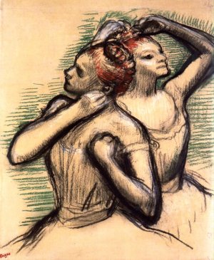 Two Dancers 2 by Oil Painting Reproduction