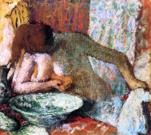 Woman at Her Toilette by Oil Painting Reproduction