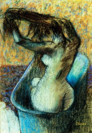 Woman Bathing by Oil Painting Reproduction