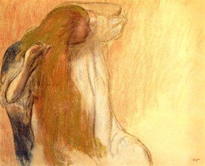 Woman Combing Her Hair 2 by Oil Painting Reproduction