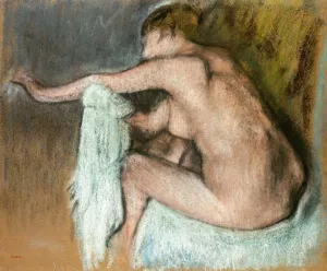 Woman Drying Her Arms