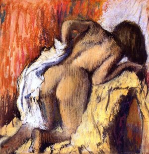 Woman Drying Herself 4 by Oil Painting Reproduction