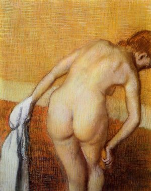 Woman Having a Bath by Oil Painting Reproduction