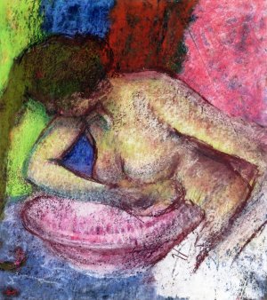 Woman Washing Herself 2 by Oil Painting Reproduction